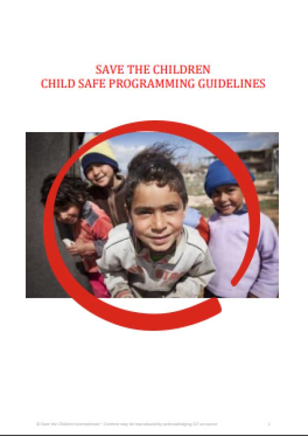 cover page showing children looking into the camera
